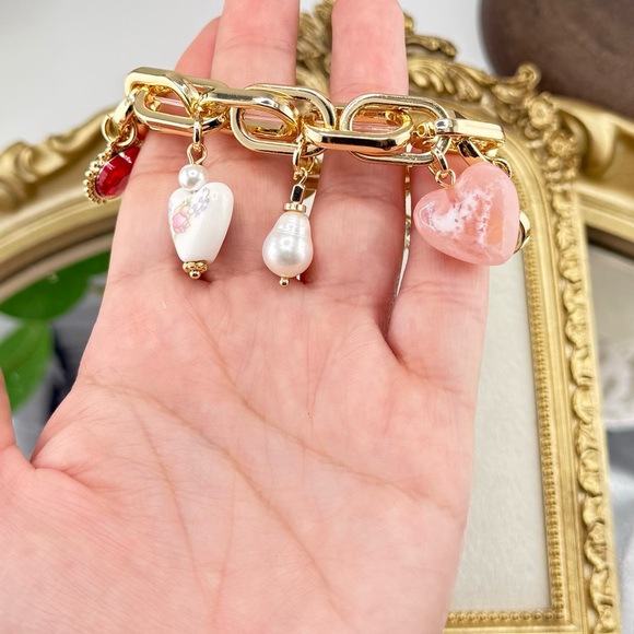 Whimsical Gold Charm Bracelet - Picture 7 of 11